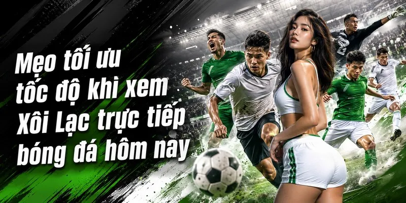 Mẹo tối ưu tốc độ khi xem Xôi Lạc trực tiếp bóng đá hôm nay