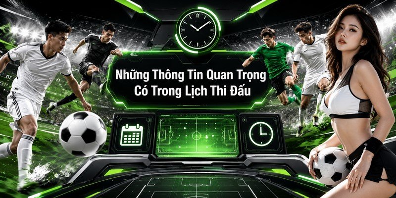 Những Thông Tin Quan Trọng Có Trong Lịch Thi Đấu