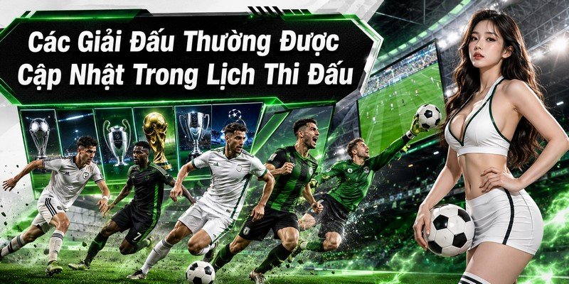 Các Giải Đấu Thường Được Cập Nhật Trong Lịch Thi Đấu