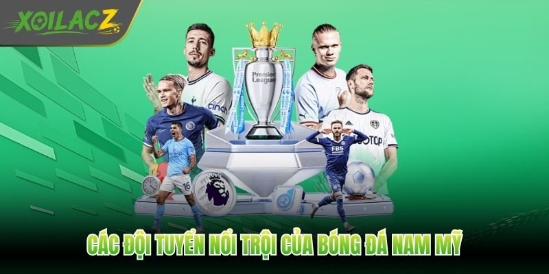 Các đội tuyển nổi trội của bóng đá Nam Mỹ