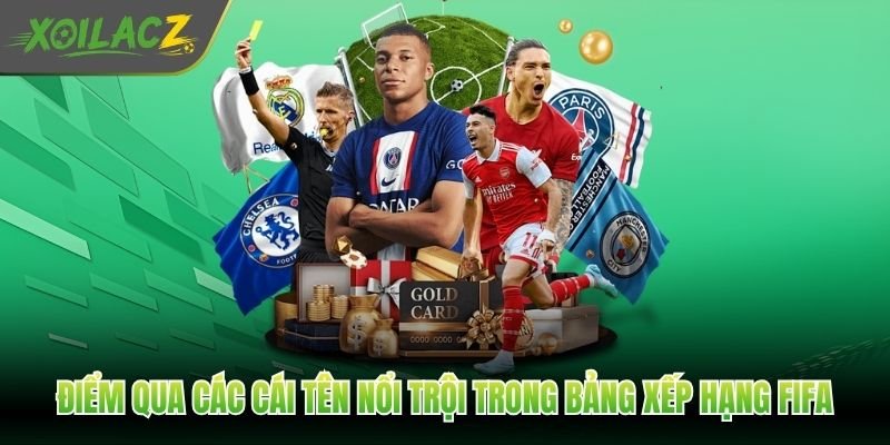 Điểm qua các cái tên nổi trội trong Bảng xếp hạng FiFa