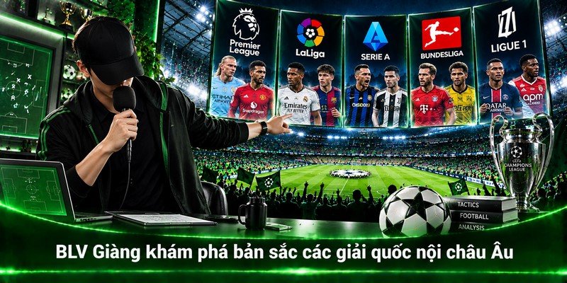 BLV Giàng khám phá bản sắc các giải quốc nội châu Âu