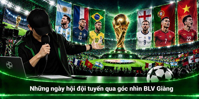 Những ngày hội đội tuyển qua góc nhìn BLV Giàng