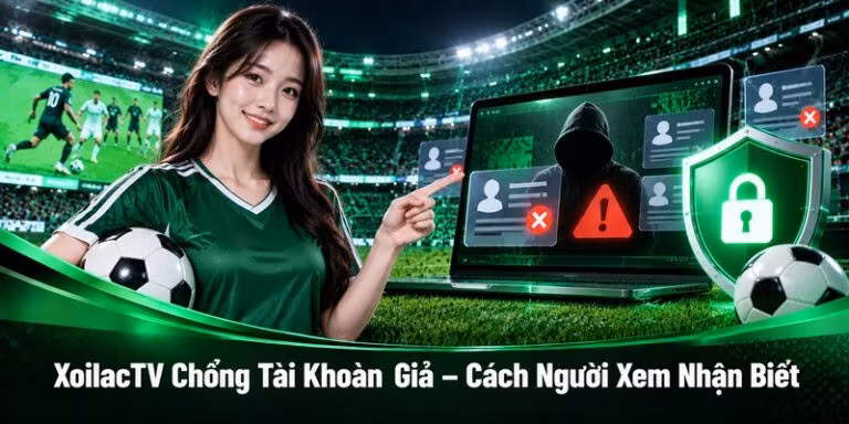 XoilacTV Chống Tài Khoản Giả – Cách Người Xem Nhận Biết